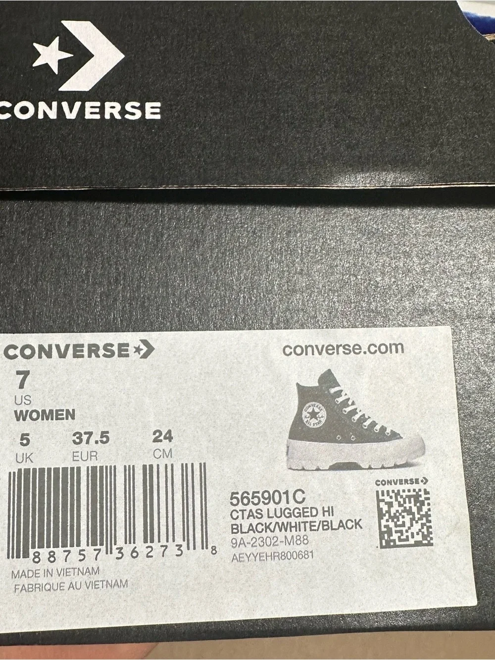Converse Black Platform Chuck Taylor All Star Sneakers